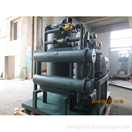 High Effective Double-Stage Vacuum Fully Automation Insulation Oil Purifier
